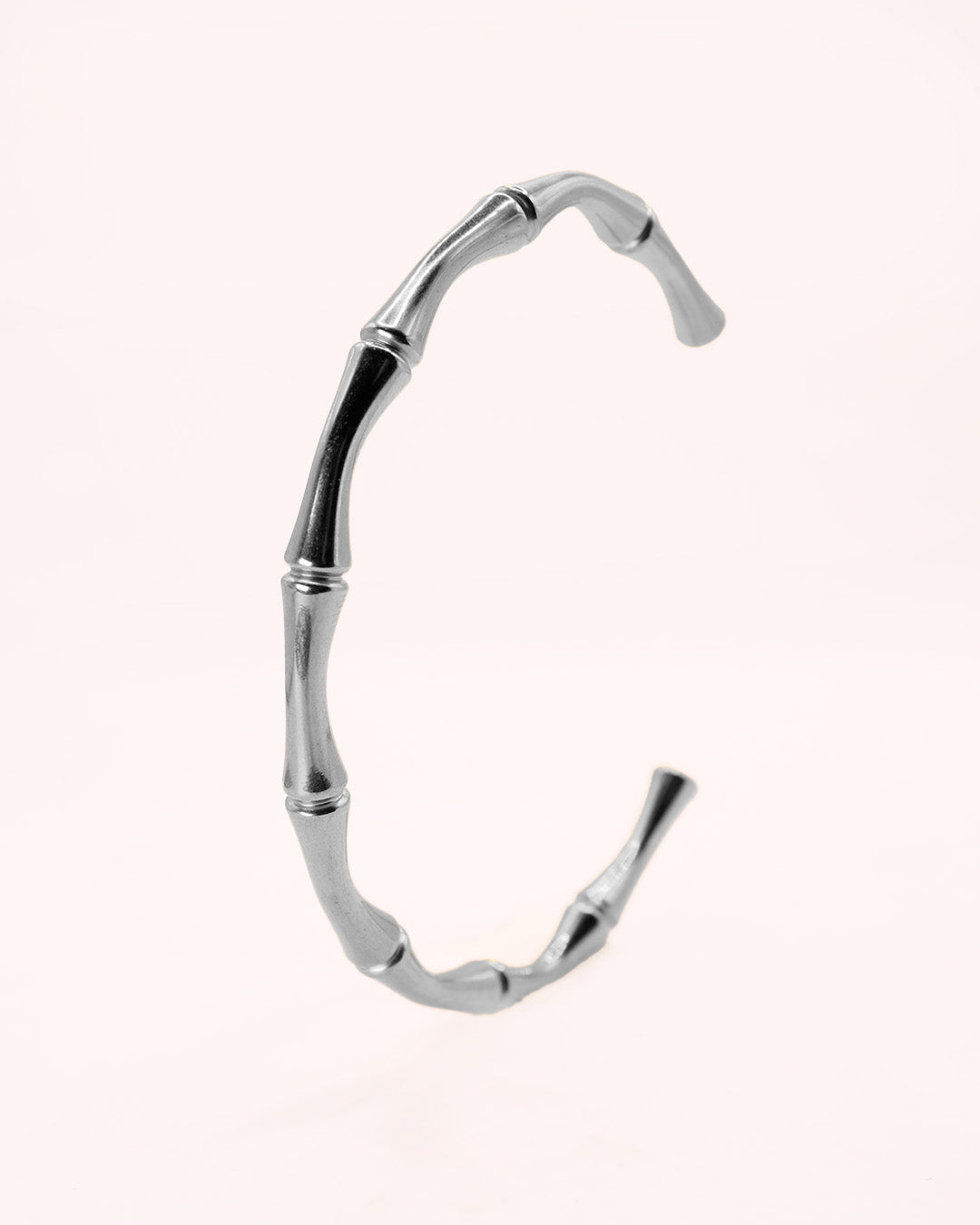 Brazalete Bamboo Plateado-0