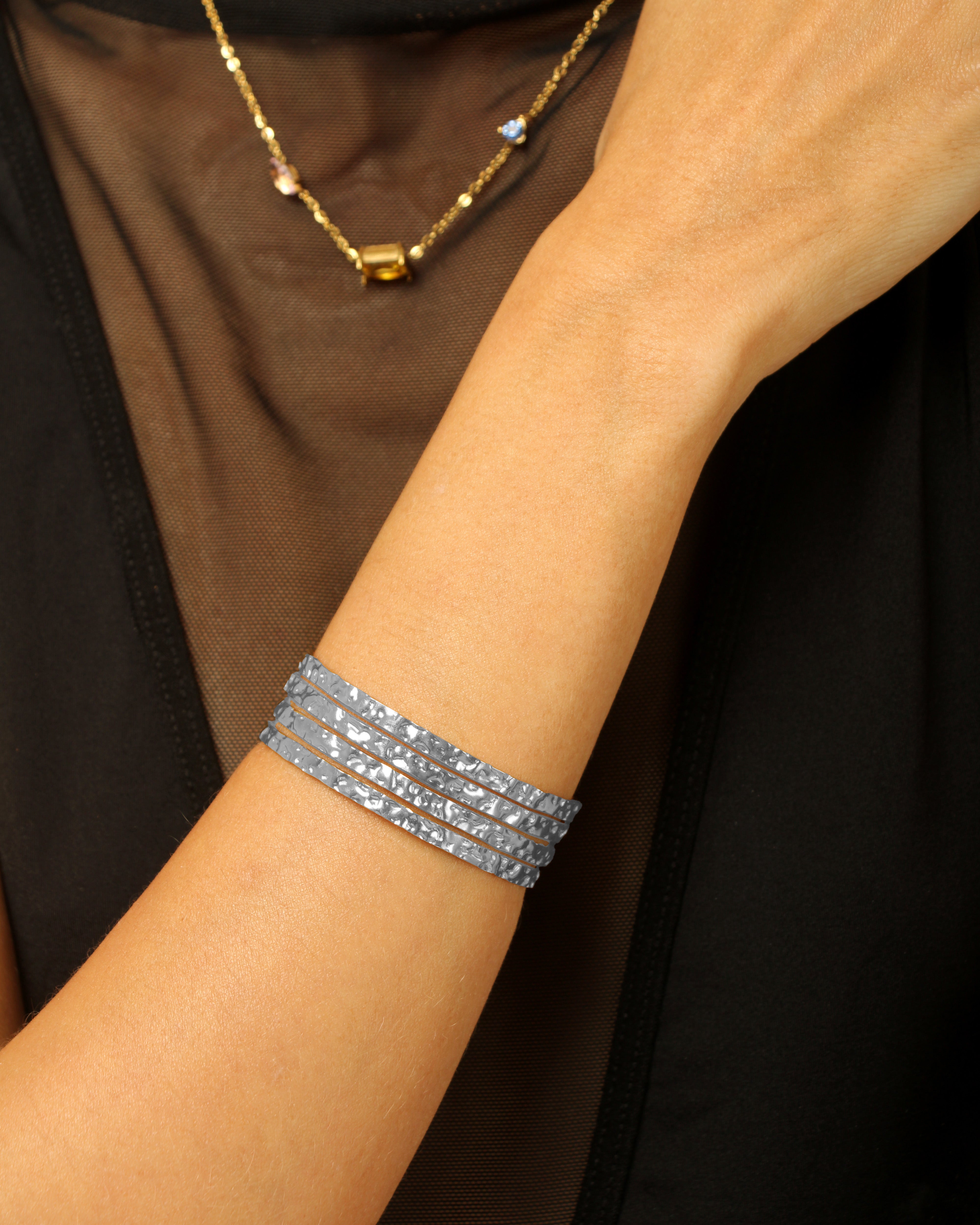 Brazalete Maryan Plateado-1