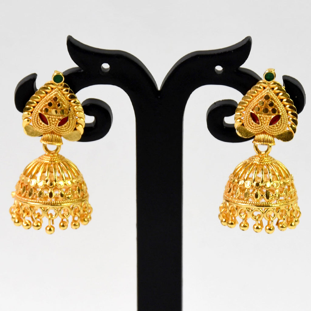 Jumka Elegance Statement Earrings – Bold & Timeless | HV