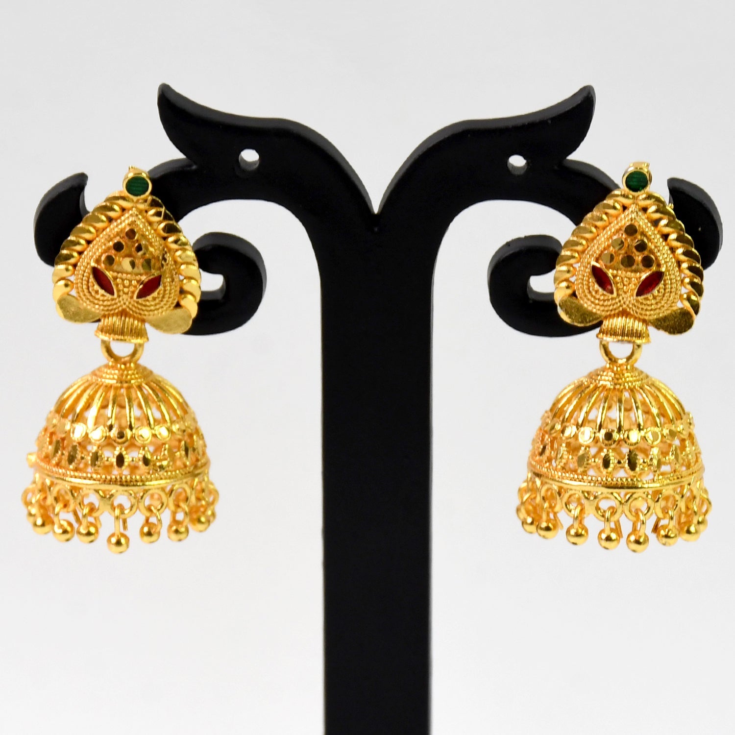 Jumka Elegance Statement Earrings – Bold & Timeless | HV