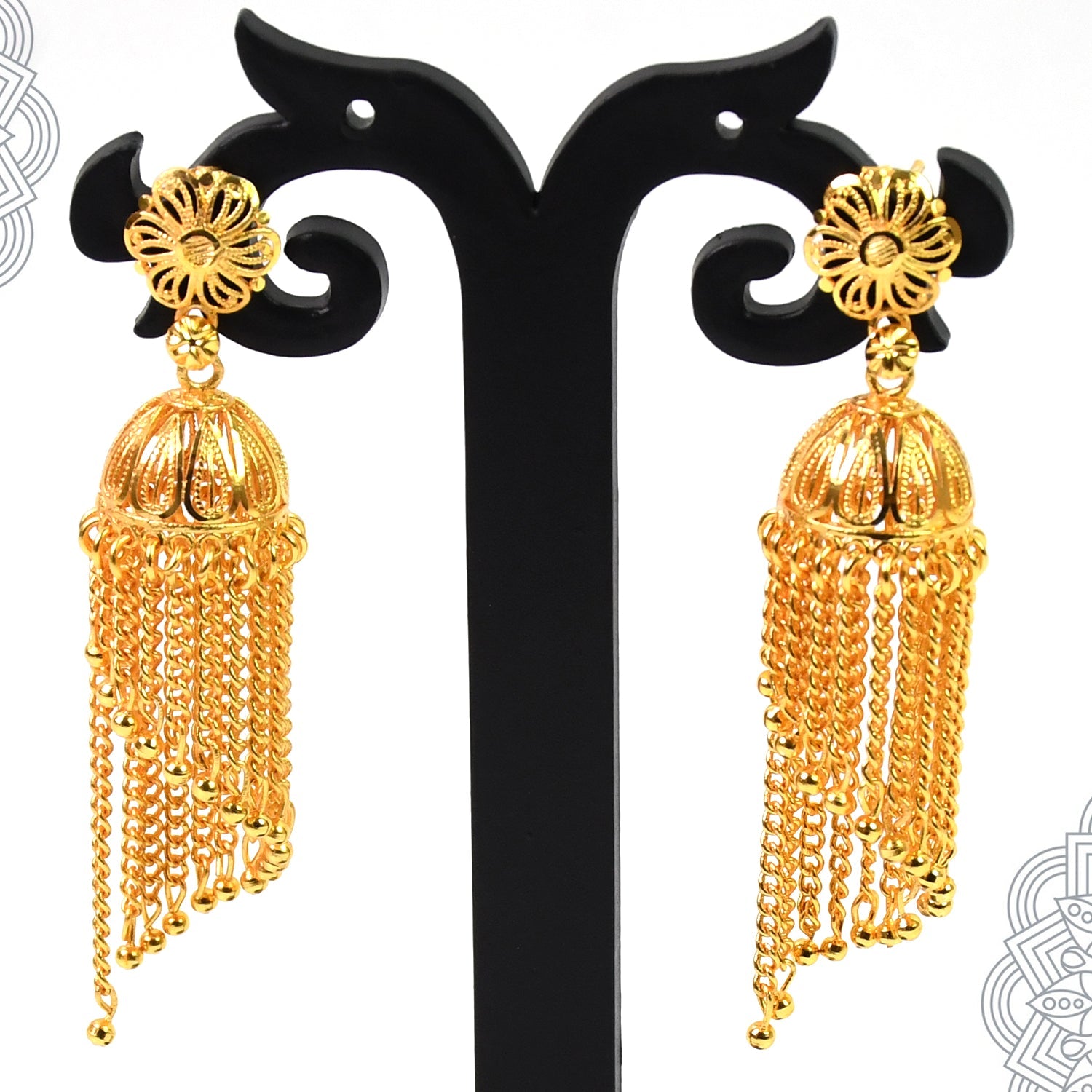 Jumka Earrings – Elegant Regal Radiance | HV