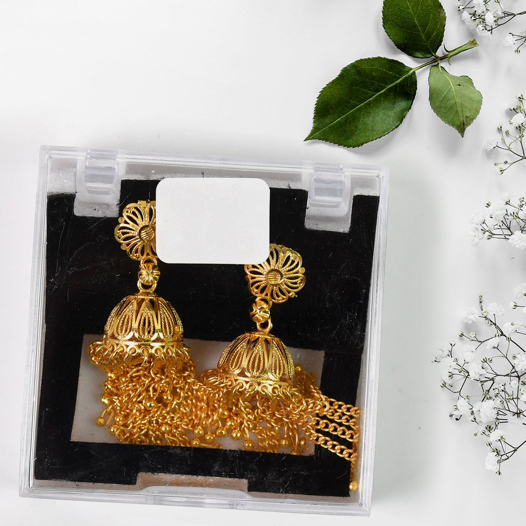 Jumka Earrings – Elegant Regal Radiance | HV