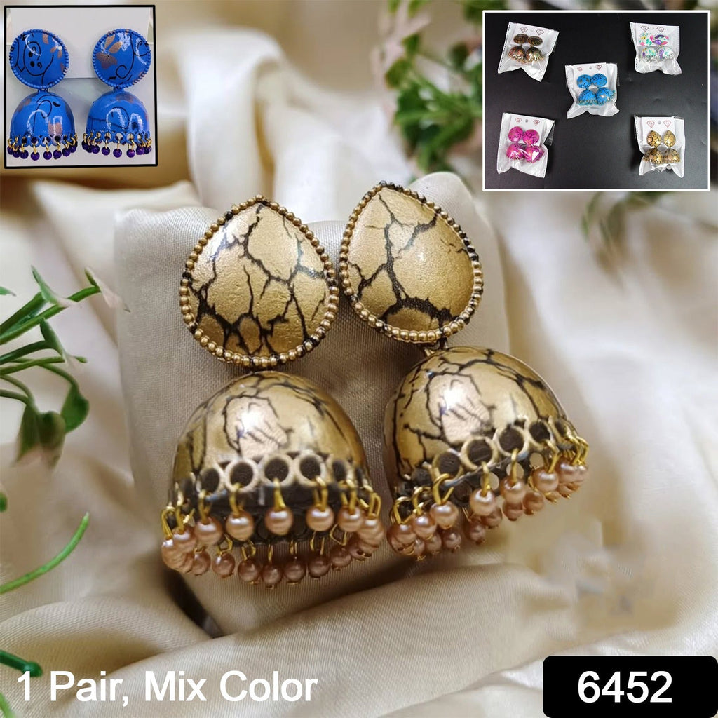 Jhumka Earrings – Traditional Indian Dangle Design | Glimmerly