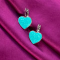 Green Drop Earrings – Elegant Indian Jewellery for Women | HV