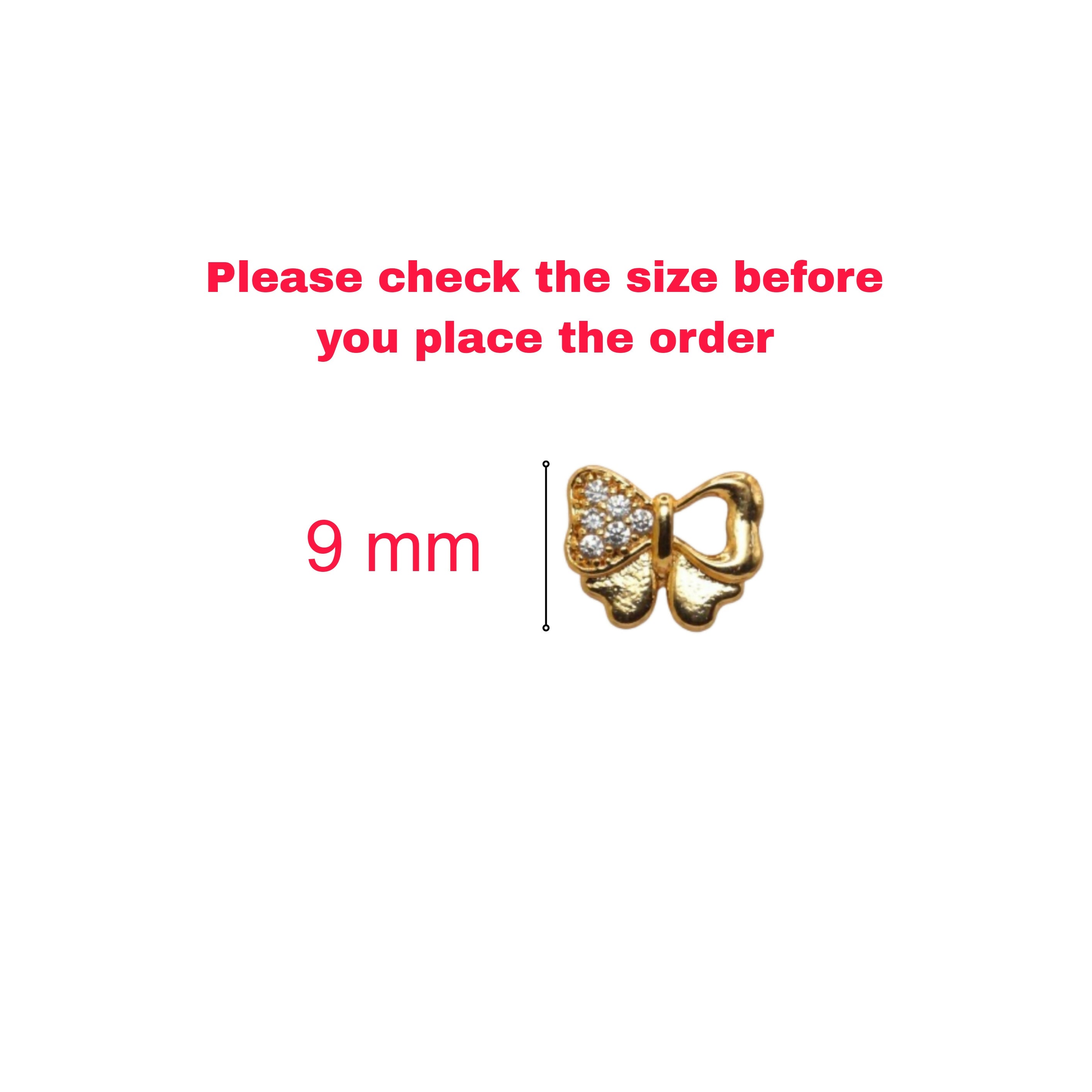 Gold Plated Butterfly Stud Earrings – Elegant & Dainty Design