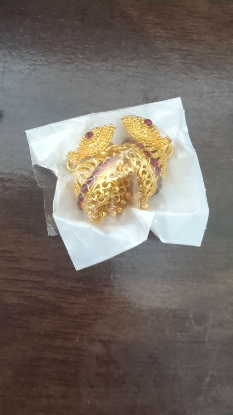Gold Plated Jhumki Earrings – Lightweight Traditional Design