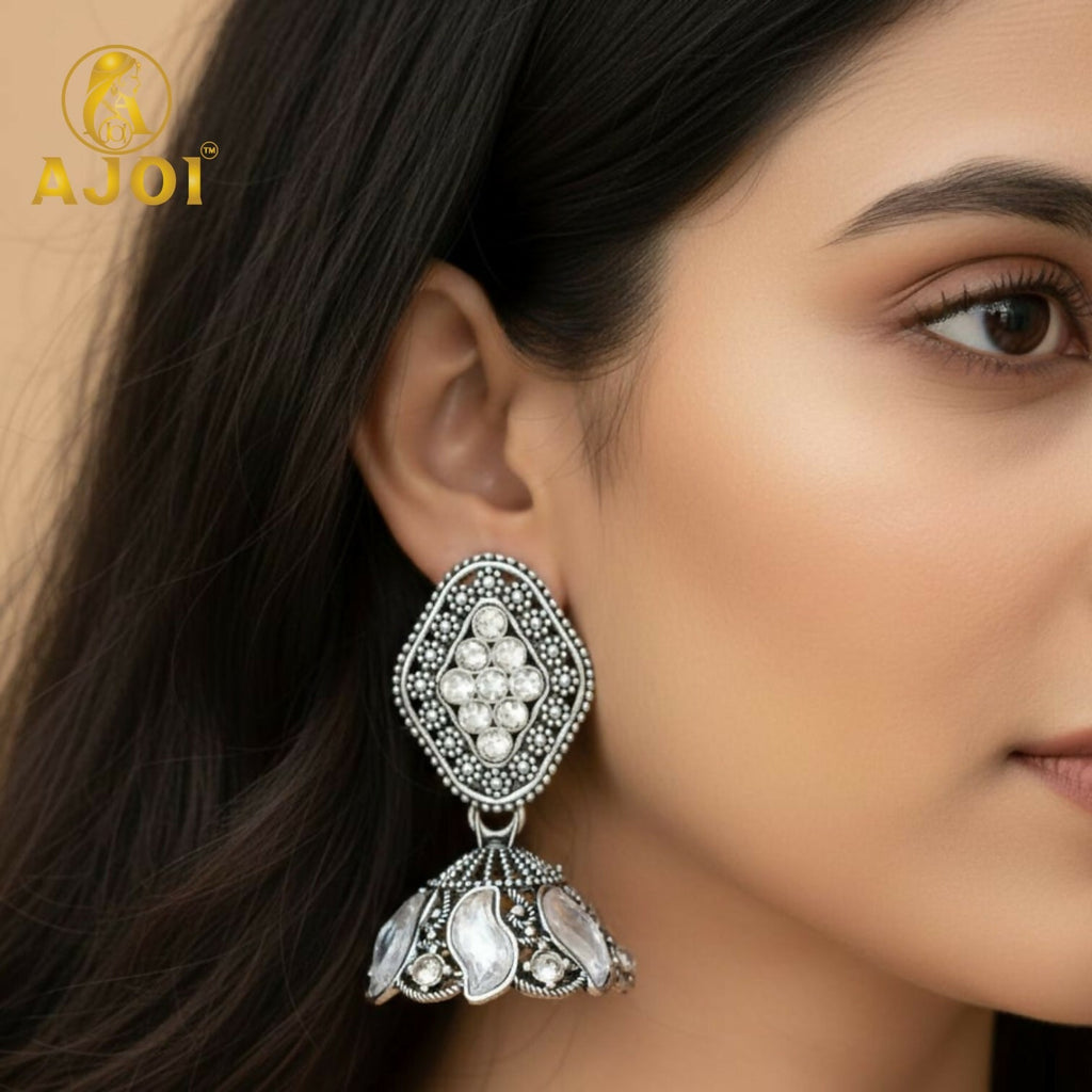 Royal Fusion Statement Earrings – Heritage & Contemporary Blend