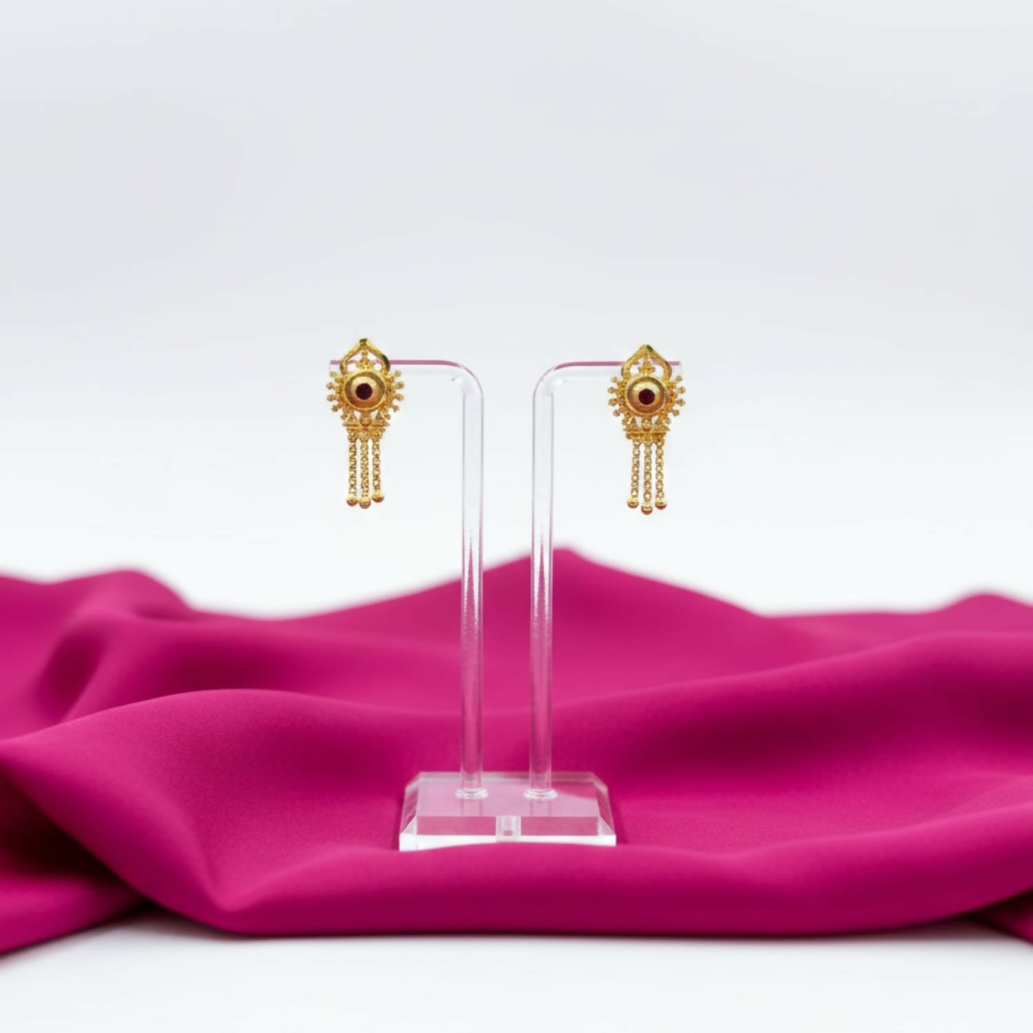 Gold Plated Jhumka Earrings – Traditional Ethnic Jewellery for Women
