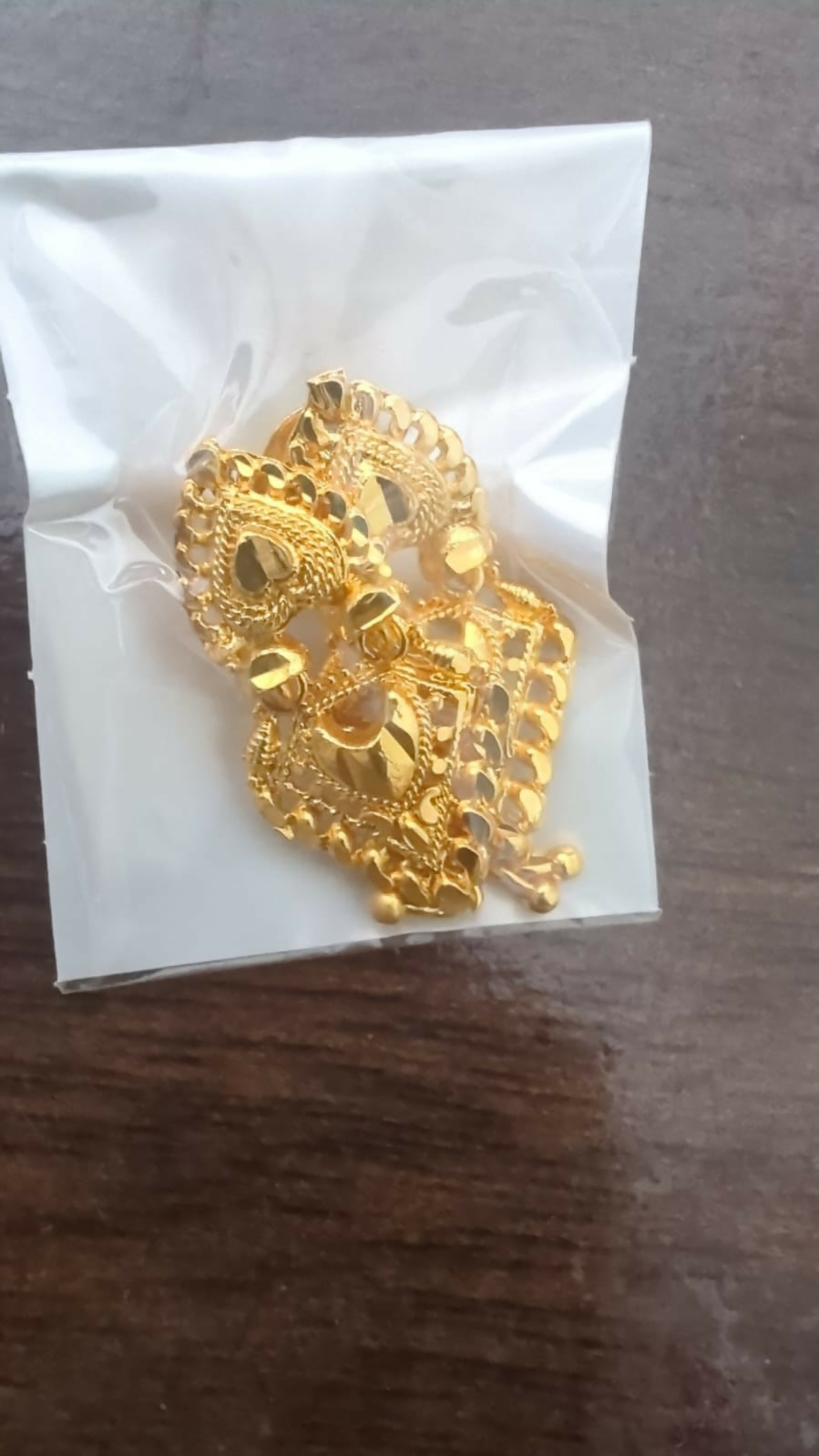 Gold Tone Jhumka Earrings – Traditional & Modern Fusion Design