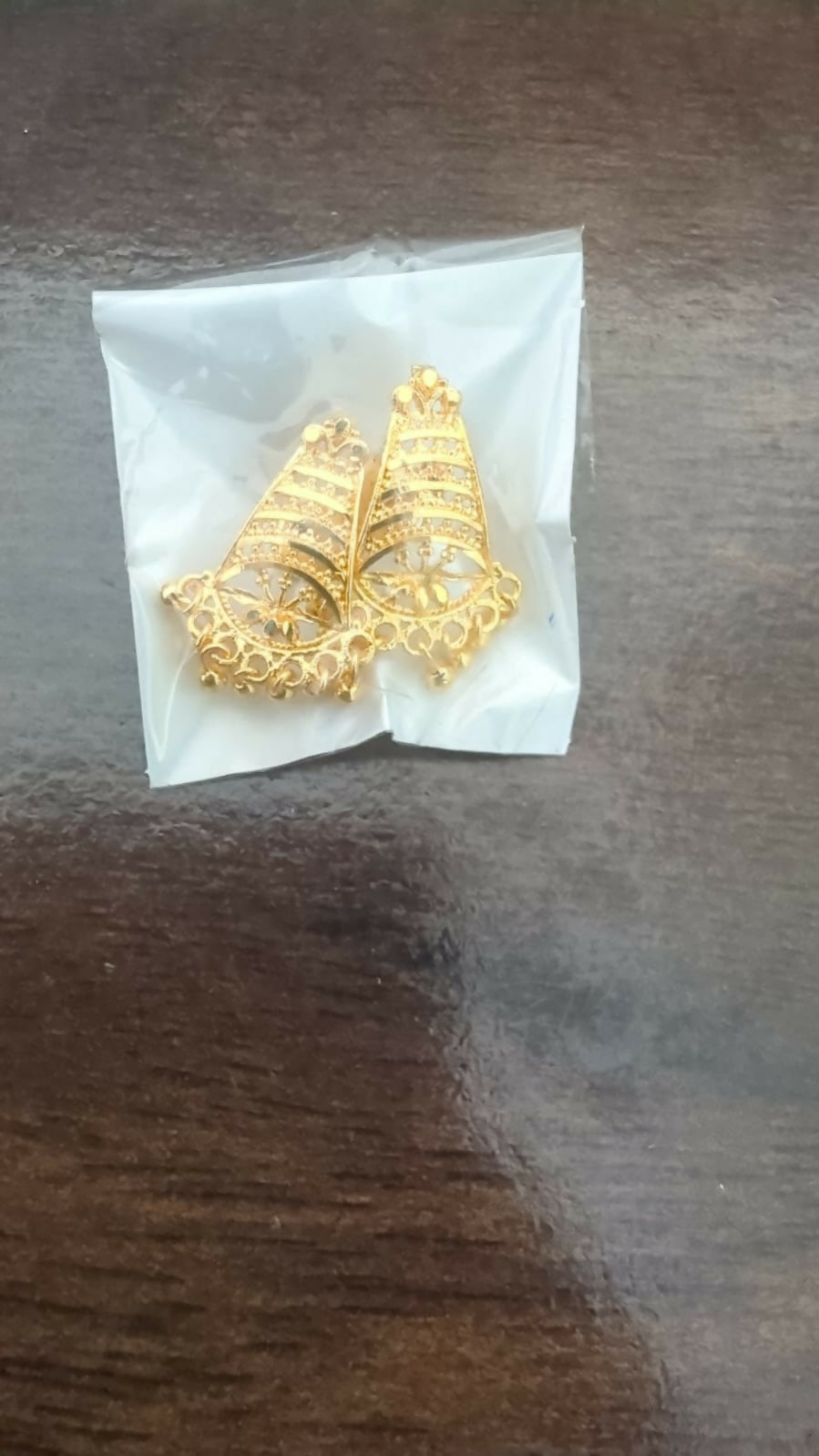 Gold Plated Jhumka Earrings – Royal Ethnic Fancy Design