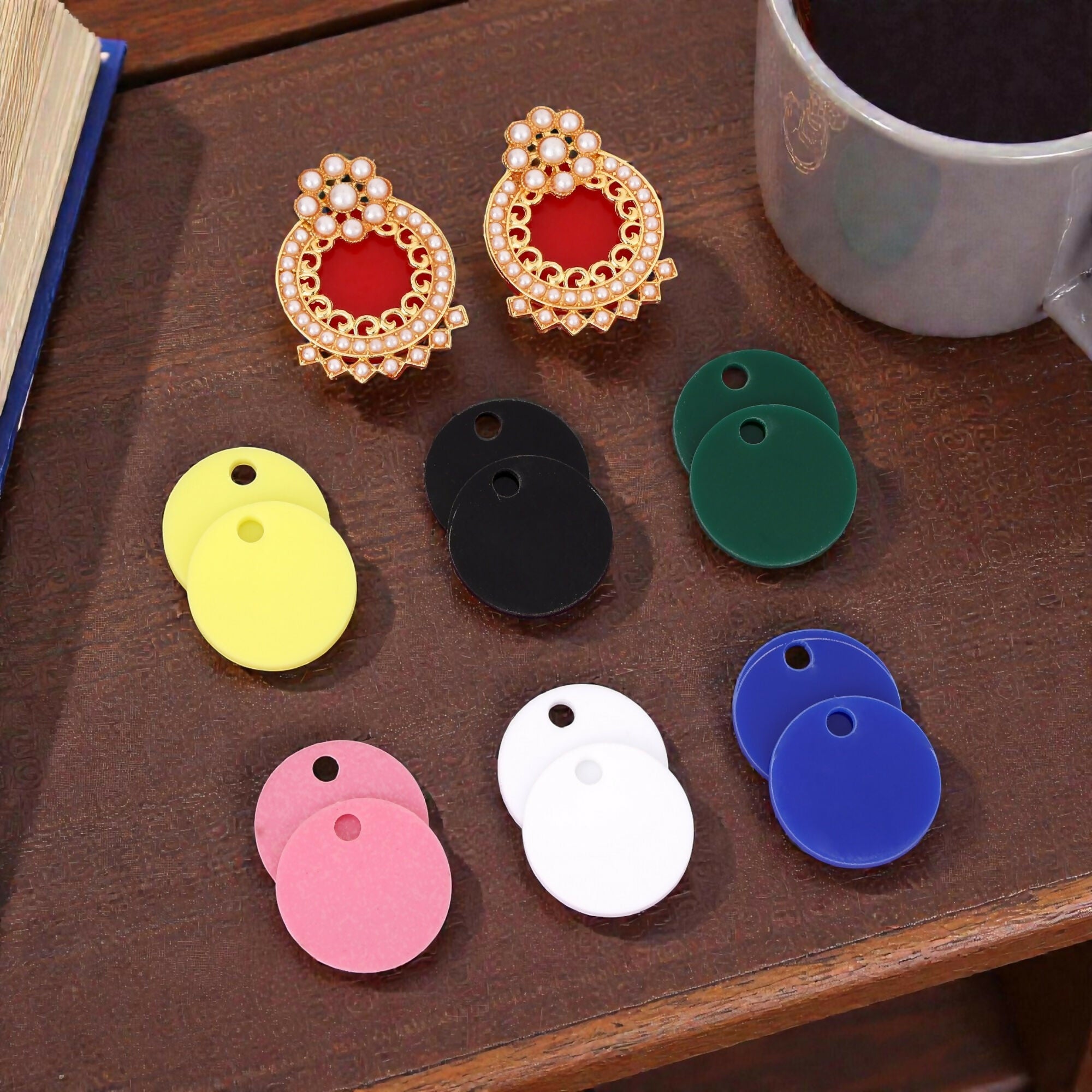 Adjustable Jhumka Earrings – 7 Colour Stylish Comfort