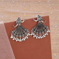 Oxidised Jhumka Earrings – Dancing Doll Ghungroo Design