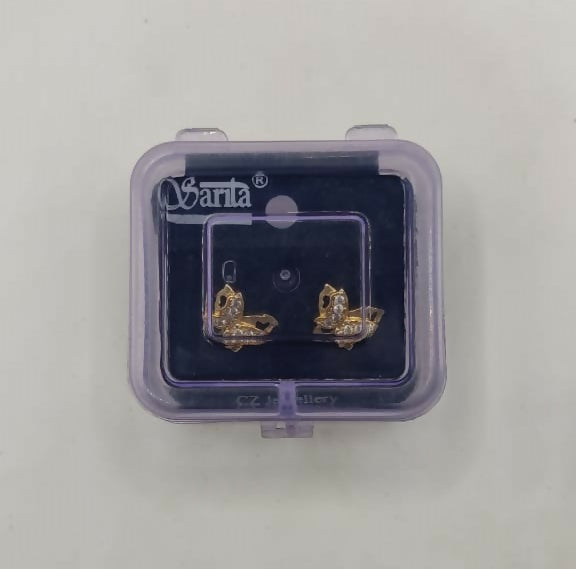 Gold Butterfly Stud Earrings – Dainty & Elegant for Women
