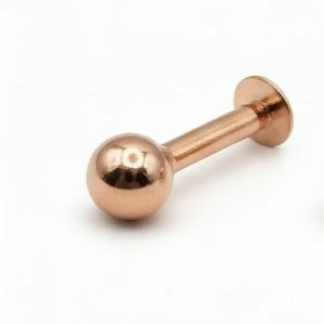 Rose Gold Flat Back Stud Earrings – Comfortable Everyday Wear