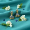 Golden Jhumka Earrings – Elegant Traditional Lightweight Jewellery