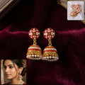 Jhumka Earrings – Elegant Pearl Bead Detailing for Festive Looks