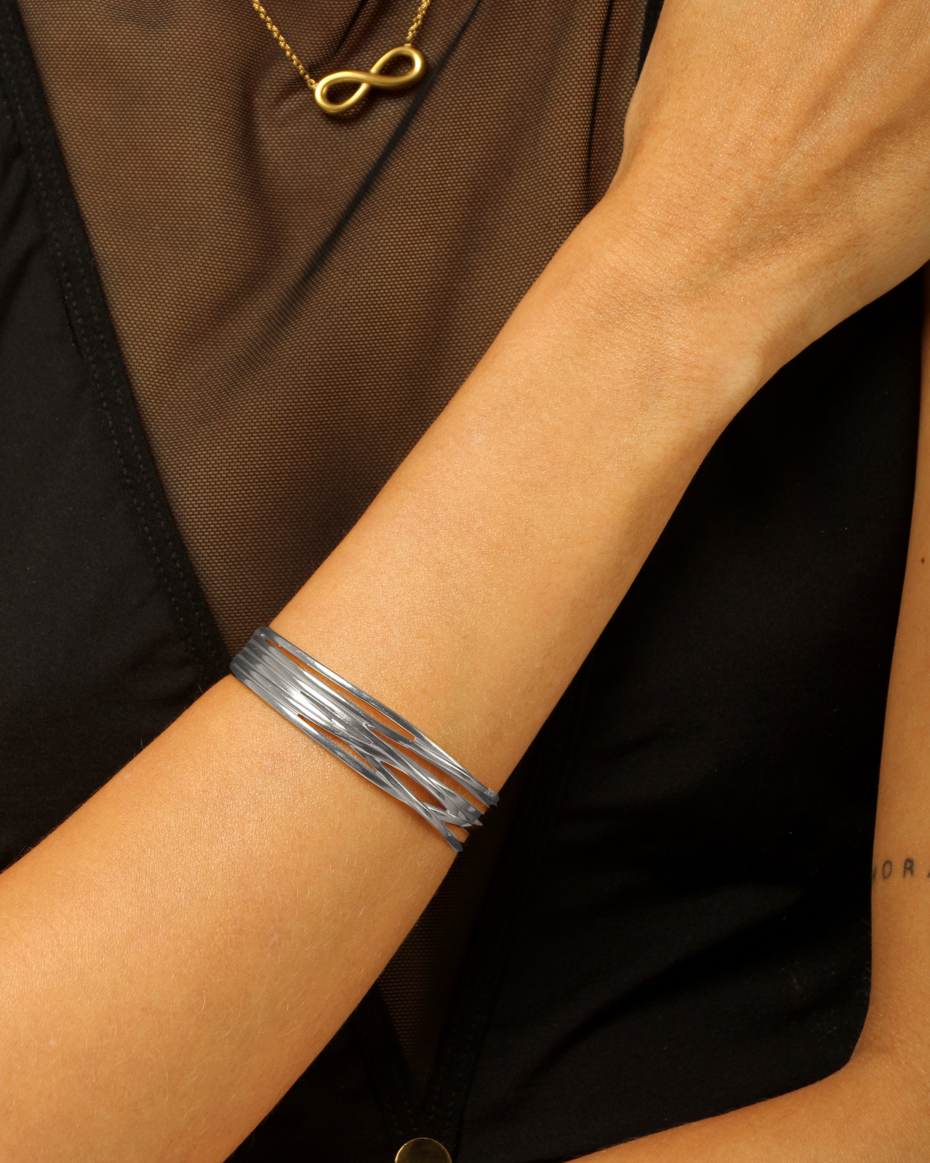 Brazalete Karol Plateado-2