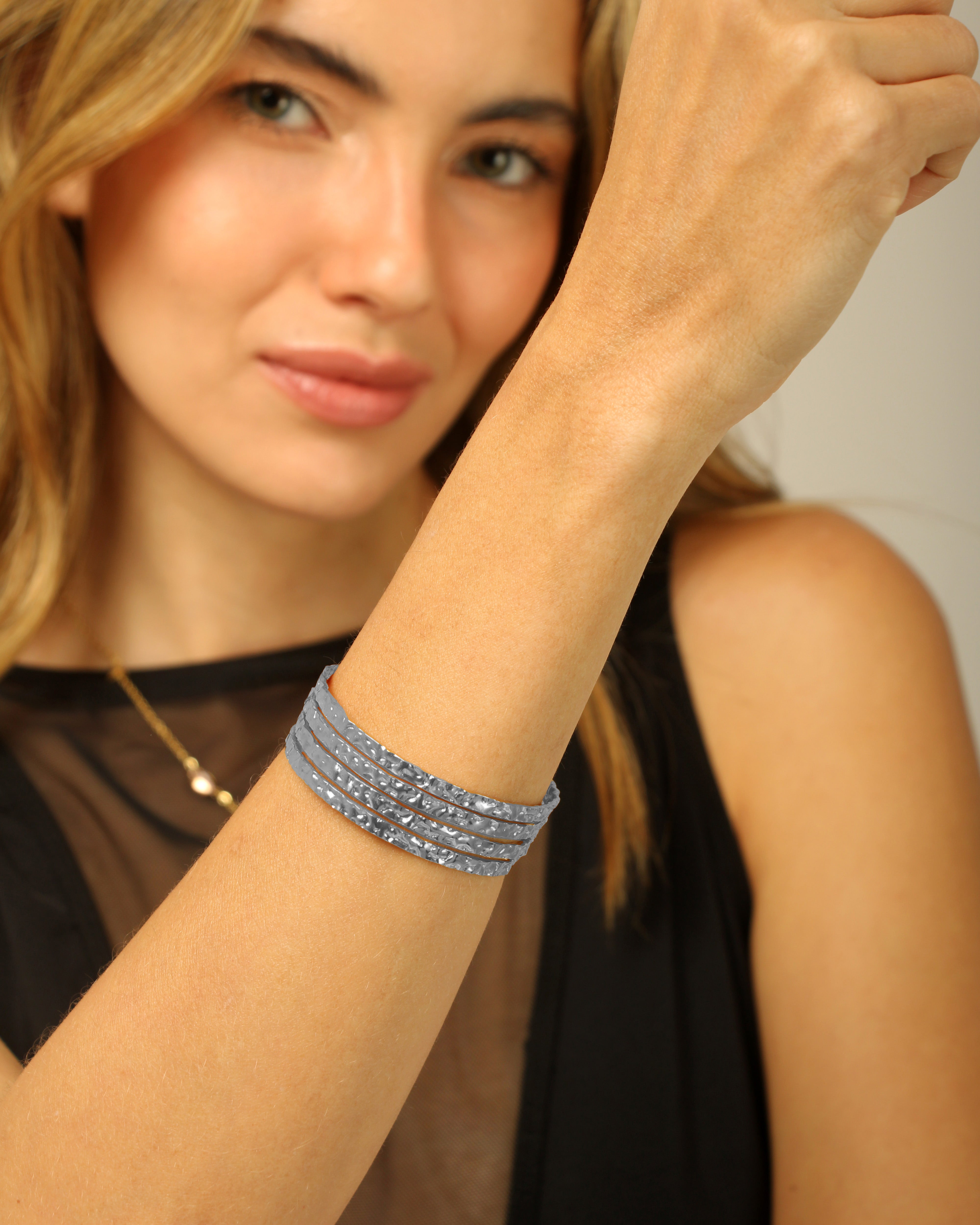 Brazalete Maryan Plateado-2