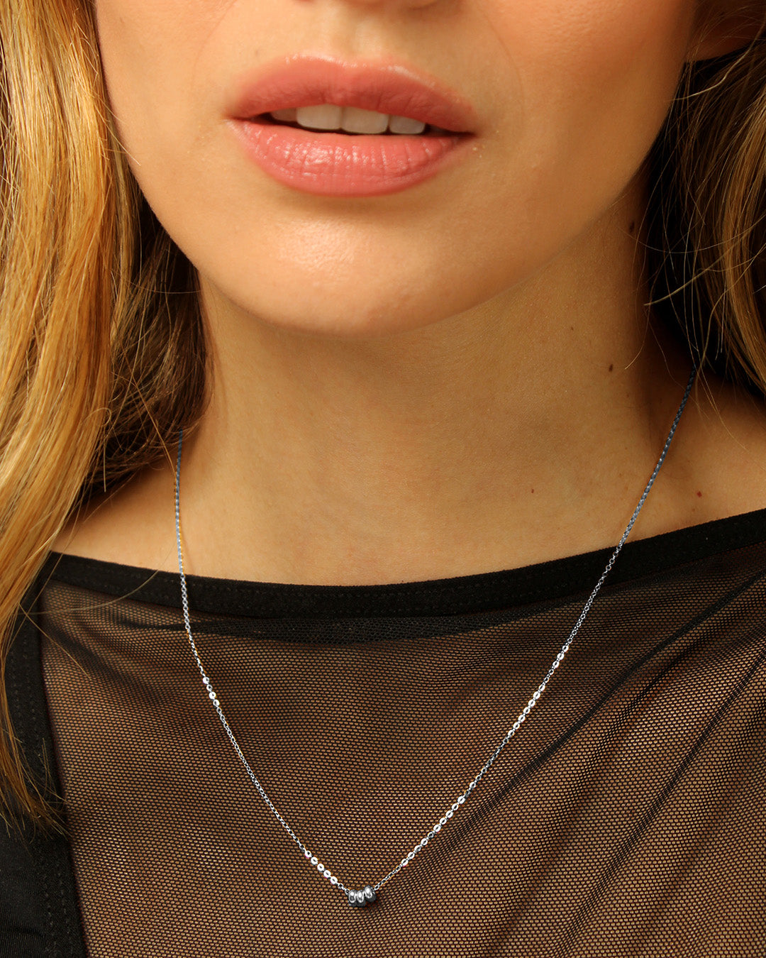 Collar Gabrielle Plateado-2