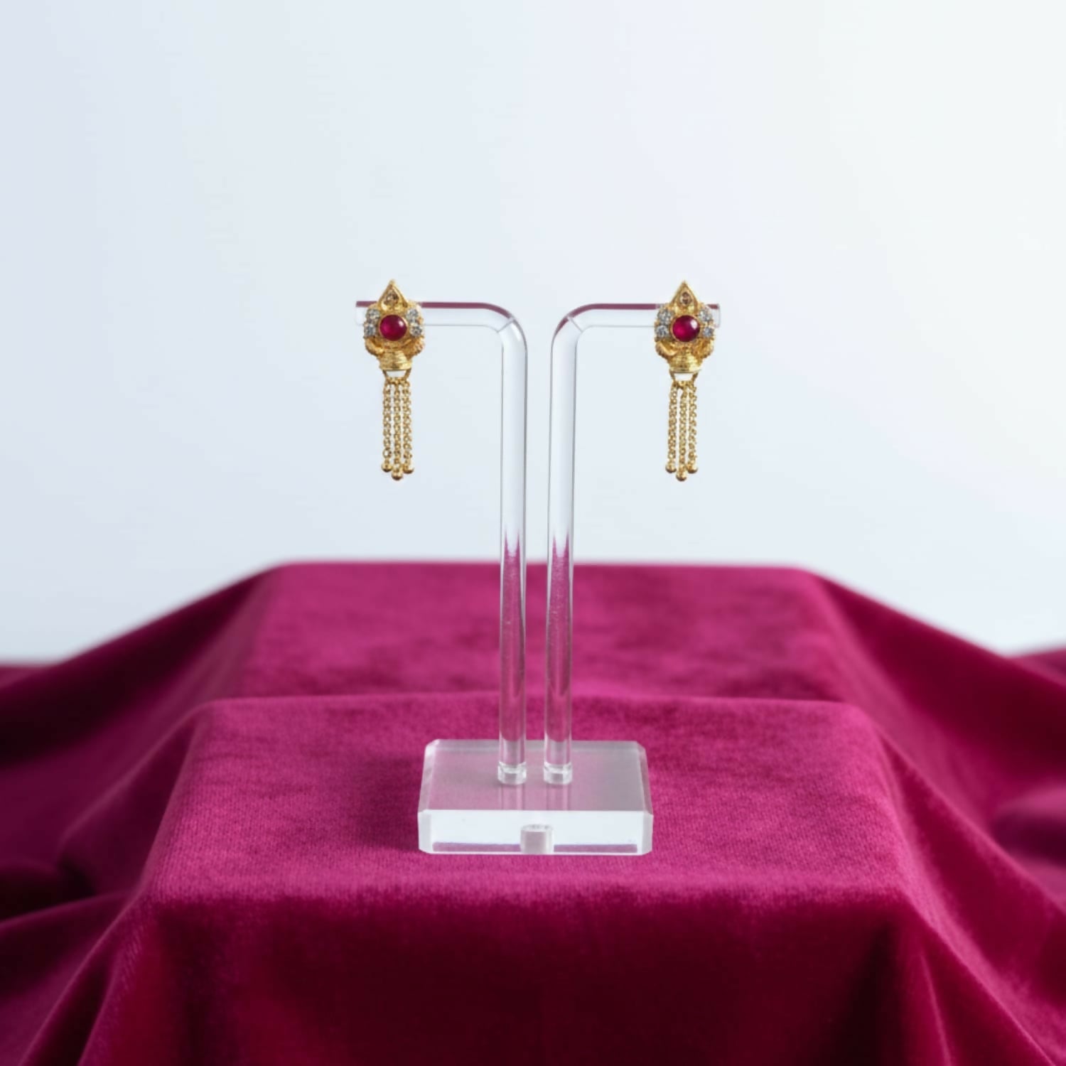 Gold Jhumka Earrings – Classic Ethnic Traditional Jewellery