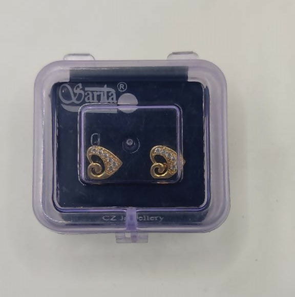 Gold-Plated Butterfly Stud Earrings – Elegant Daily Wear