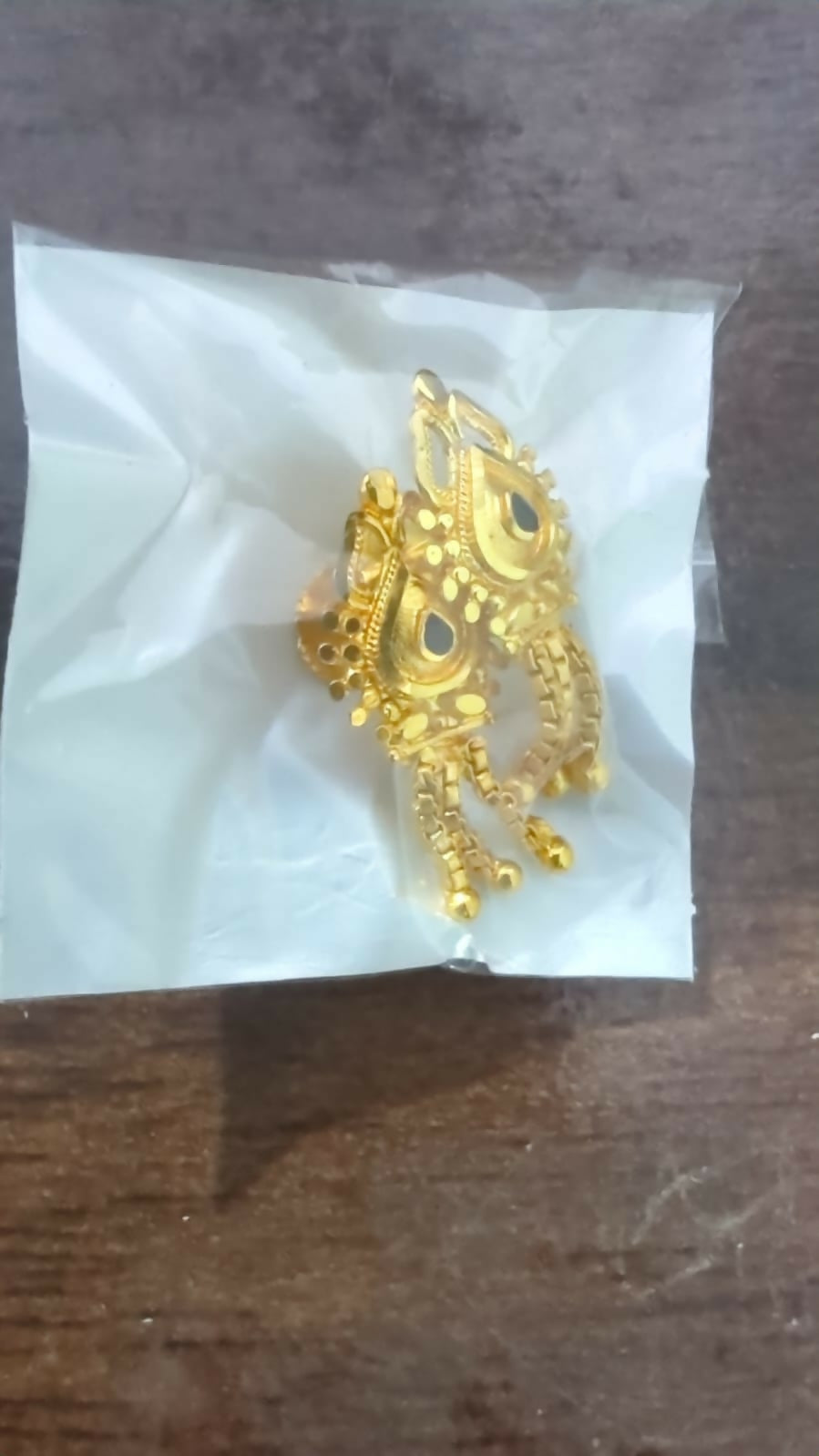 3 Line Golden Earrings – Lightweight Traditional Jhumka Jewellery