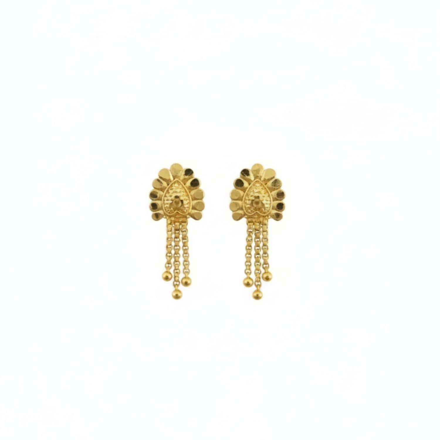 Golden Jhumka Earrings for Women – Traditional Stylish Gift