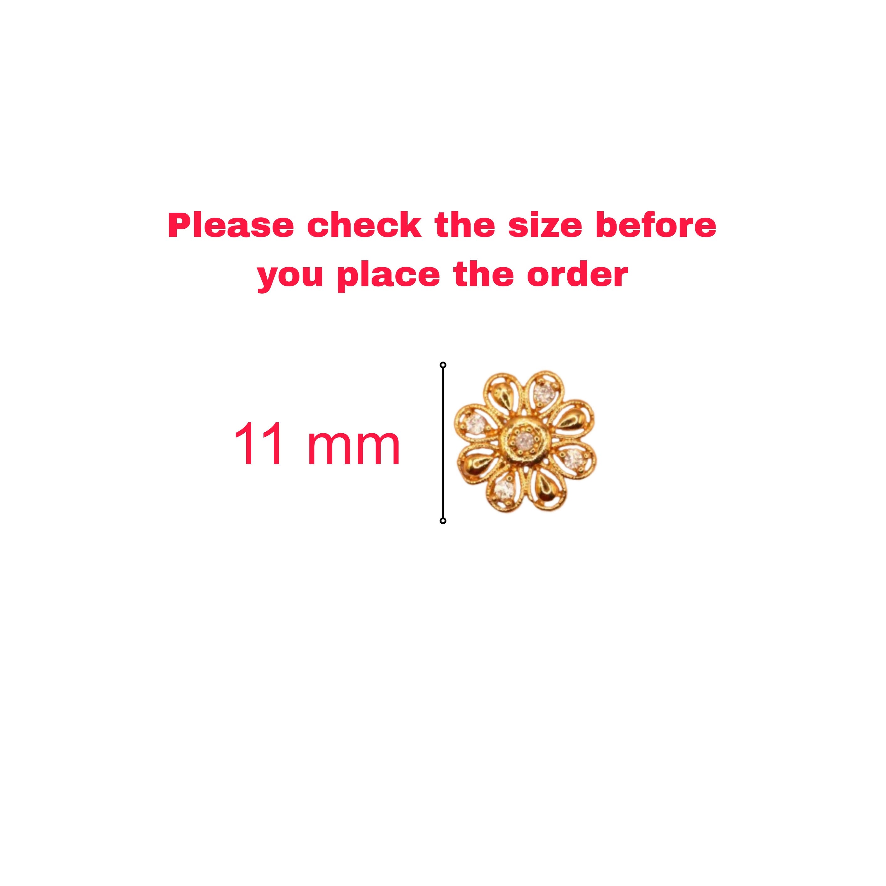 Gold Plated Floral Stud Earrings – Elegant Everyday Wear