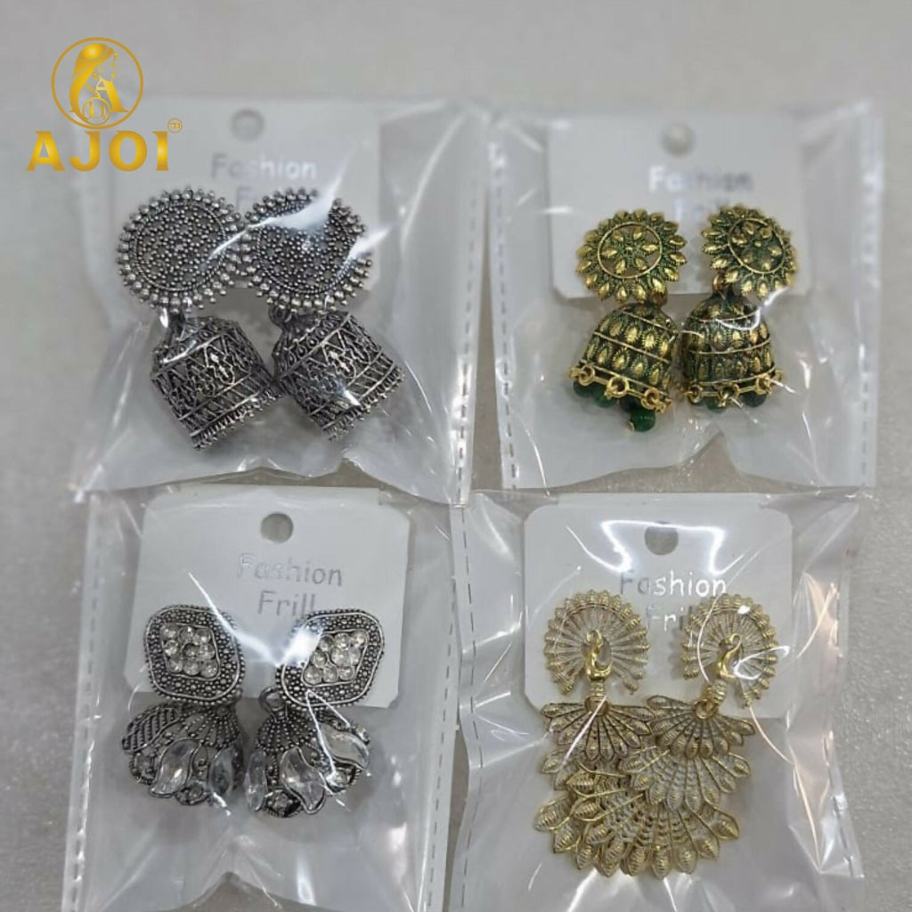 Royal Fusion Statement Earrings – Heritage & Contemporary Blend