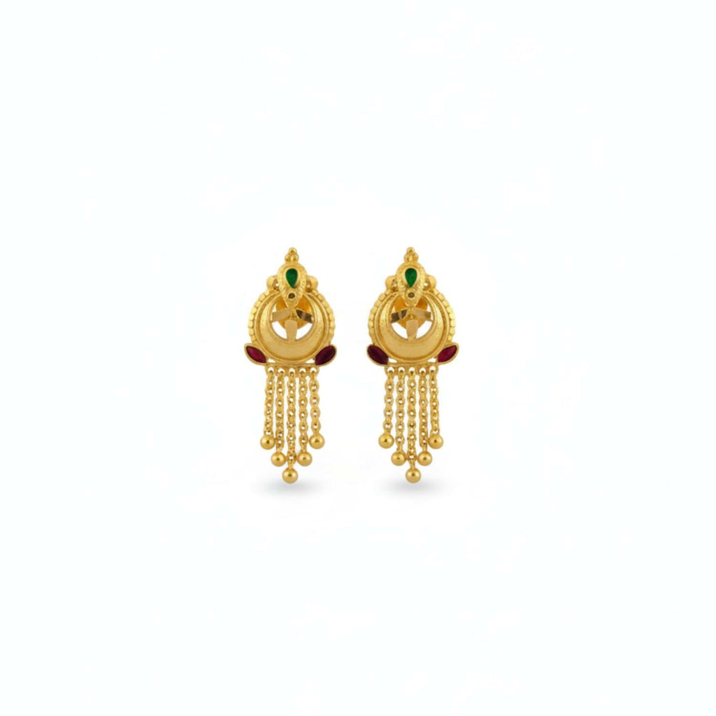 Gold Plated Jhumka Earrings – Elegant Traditional Jewellery for Women