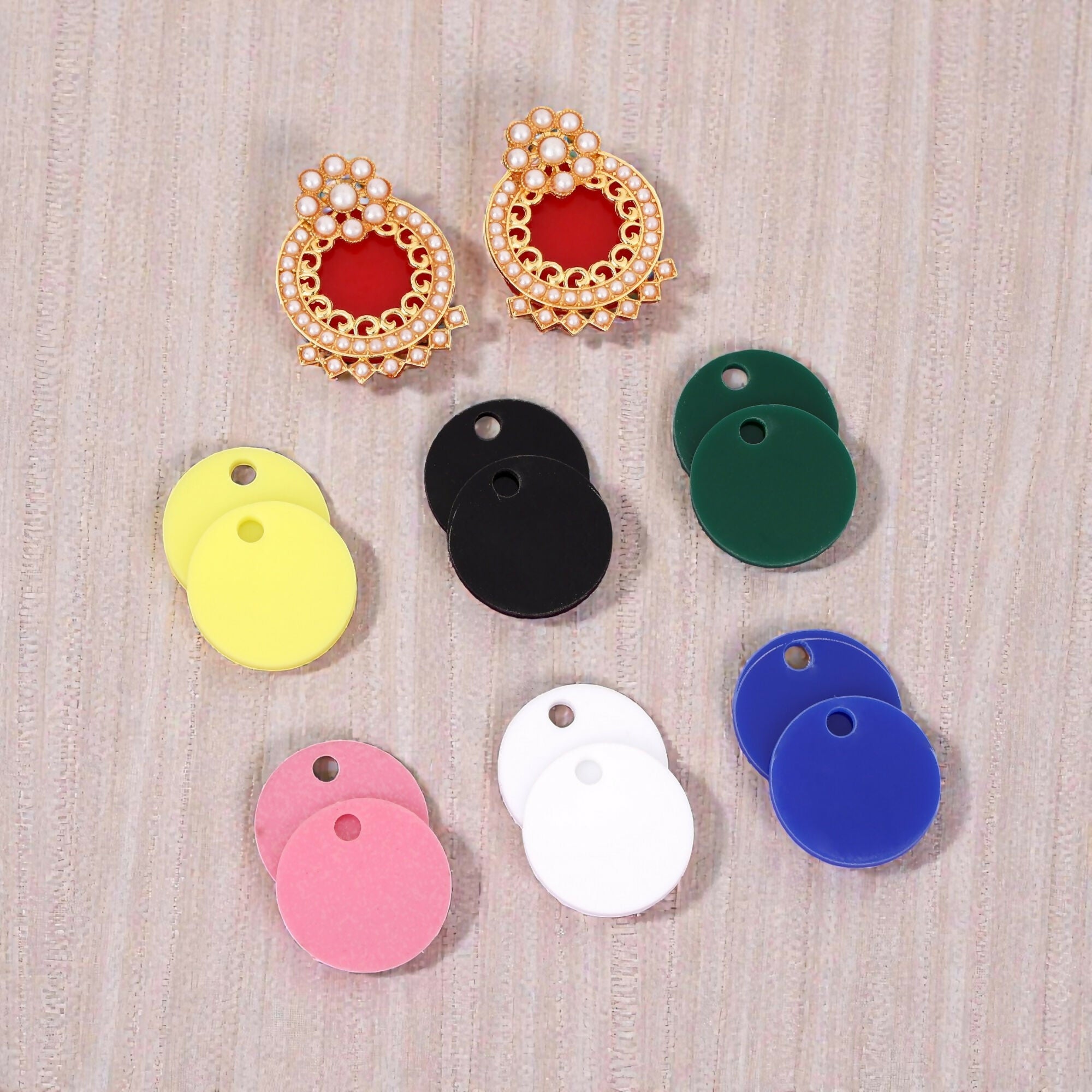 Adjustable Jhumka Earrings – 7 Colour Stylish Comfort
