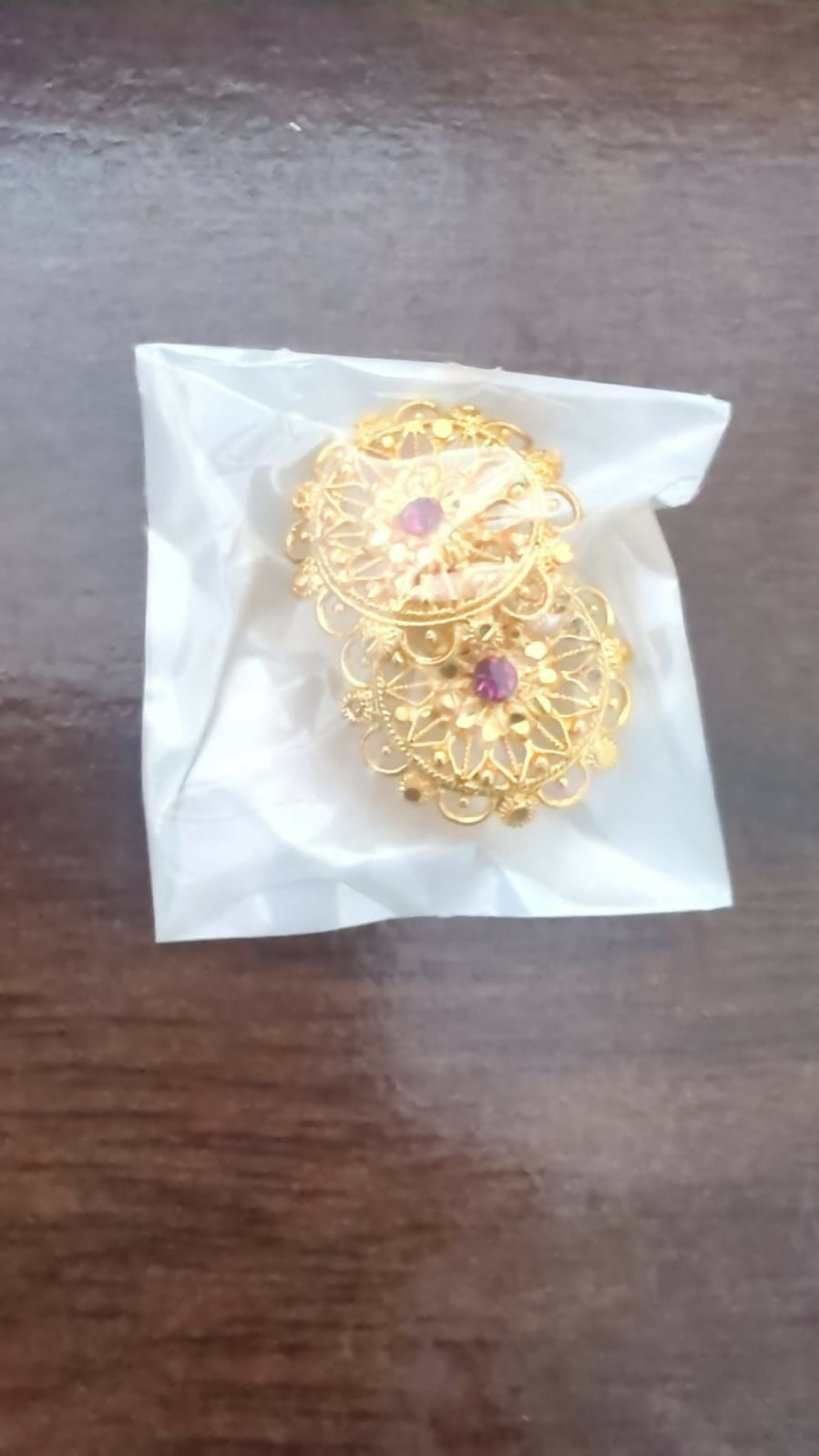 Golden Jhumka Earrings – Elegant Party Wear Ethnic Jewelry