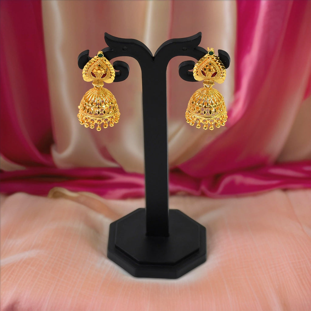 Jumka Elegance Statement Earrings – Bold & Timeless | HV