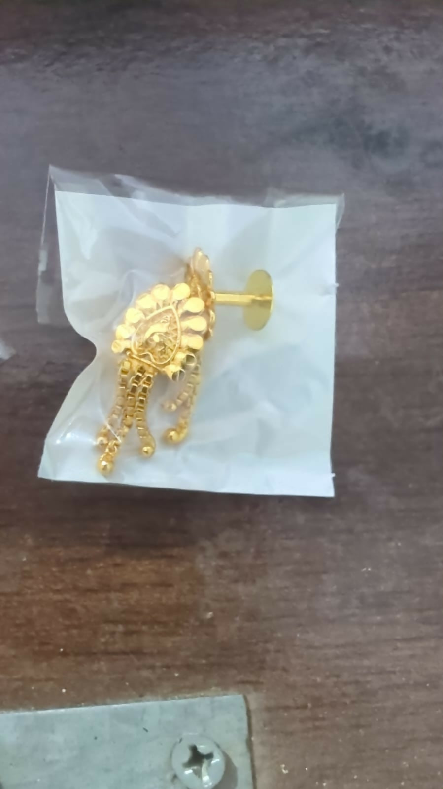 Golden Jhumka Earrings for Women – Traditional Stylish Gift