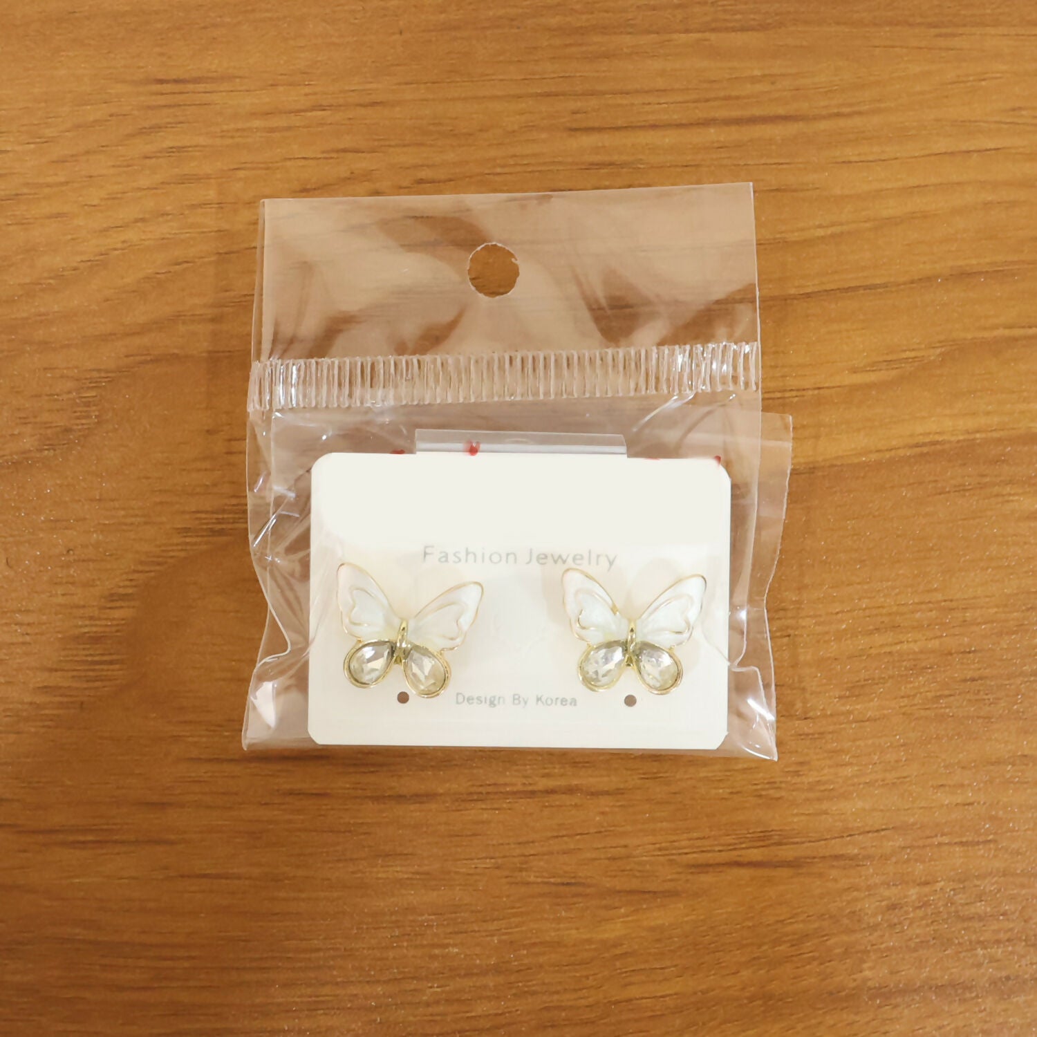 Butterfly Stud Earrings – Elegant Crystal Design for Women