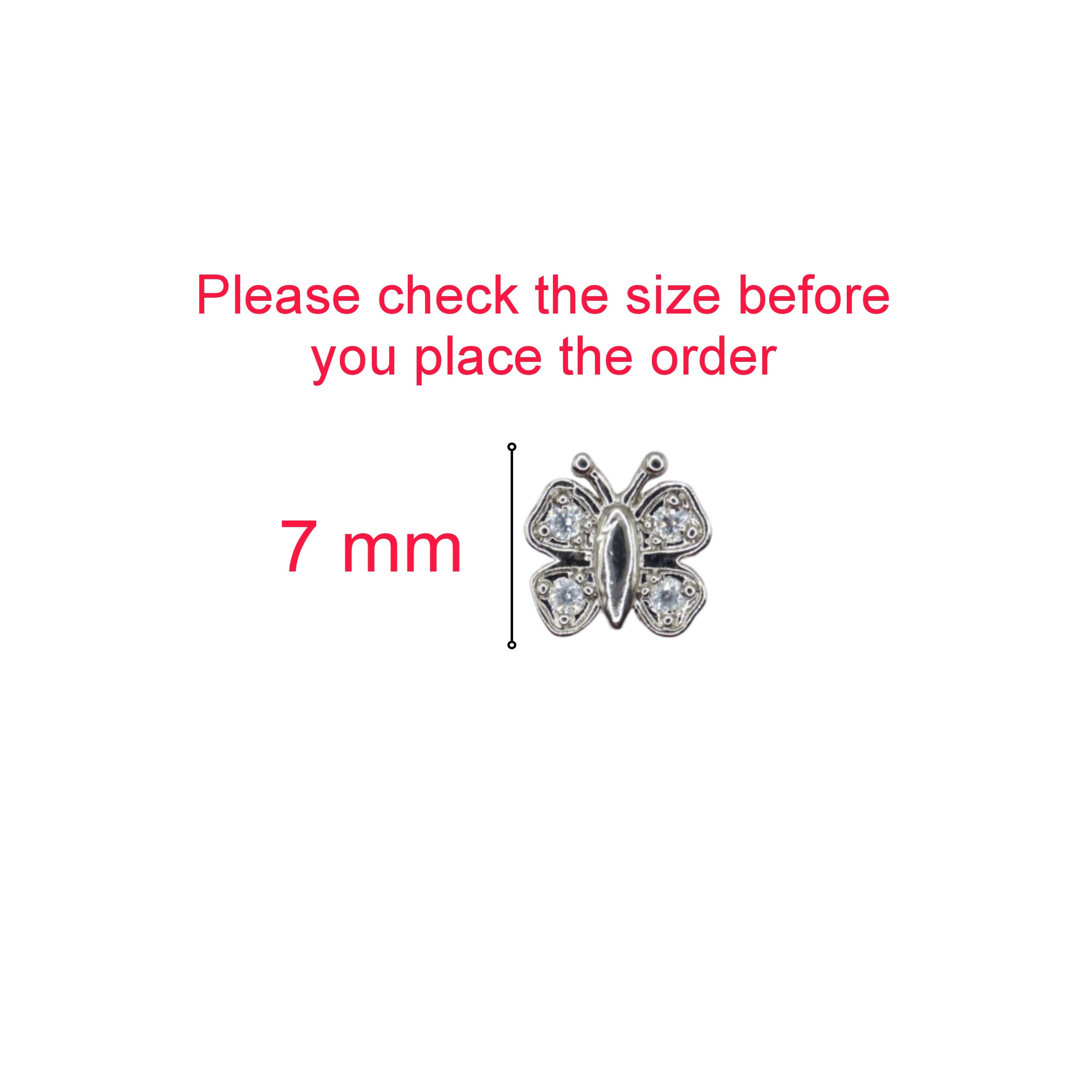 Diamond Butterfly Stud Earrings – Elegant Sterling Silver Jewelry