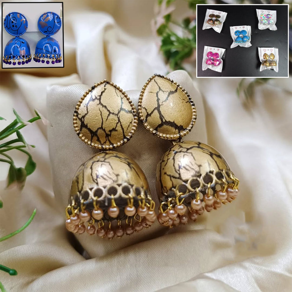 Jhumka Earrings – Traditional Indian Dangle Design | Glimmerly