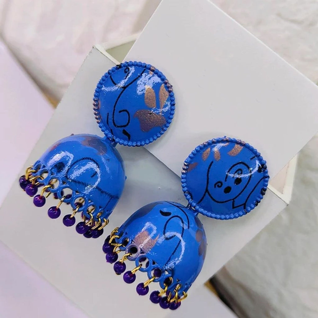Jhumka Earrings – Traditional Indian Dangle Design | Glimmerly