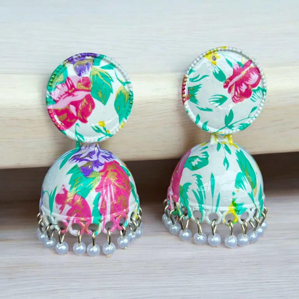 Jhumka Earrings – Traditional Indian Dangle Design | Glimmerly