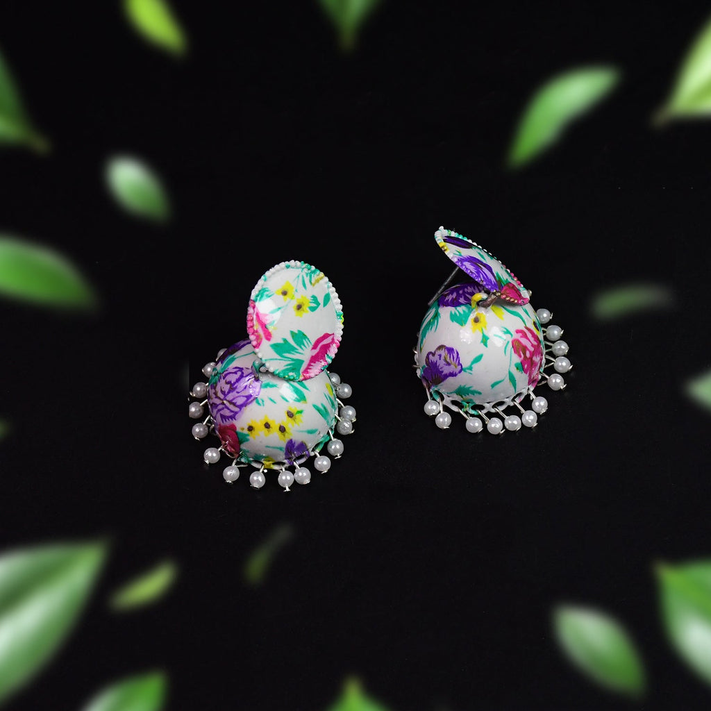 Jhumka Earrings – Traditional Indian Dangle Design | Glimmerly