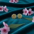 Golden Jhumka Earrings – Elegant Party Wear Ethnic Jewelry