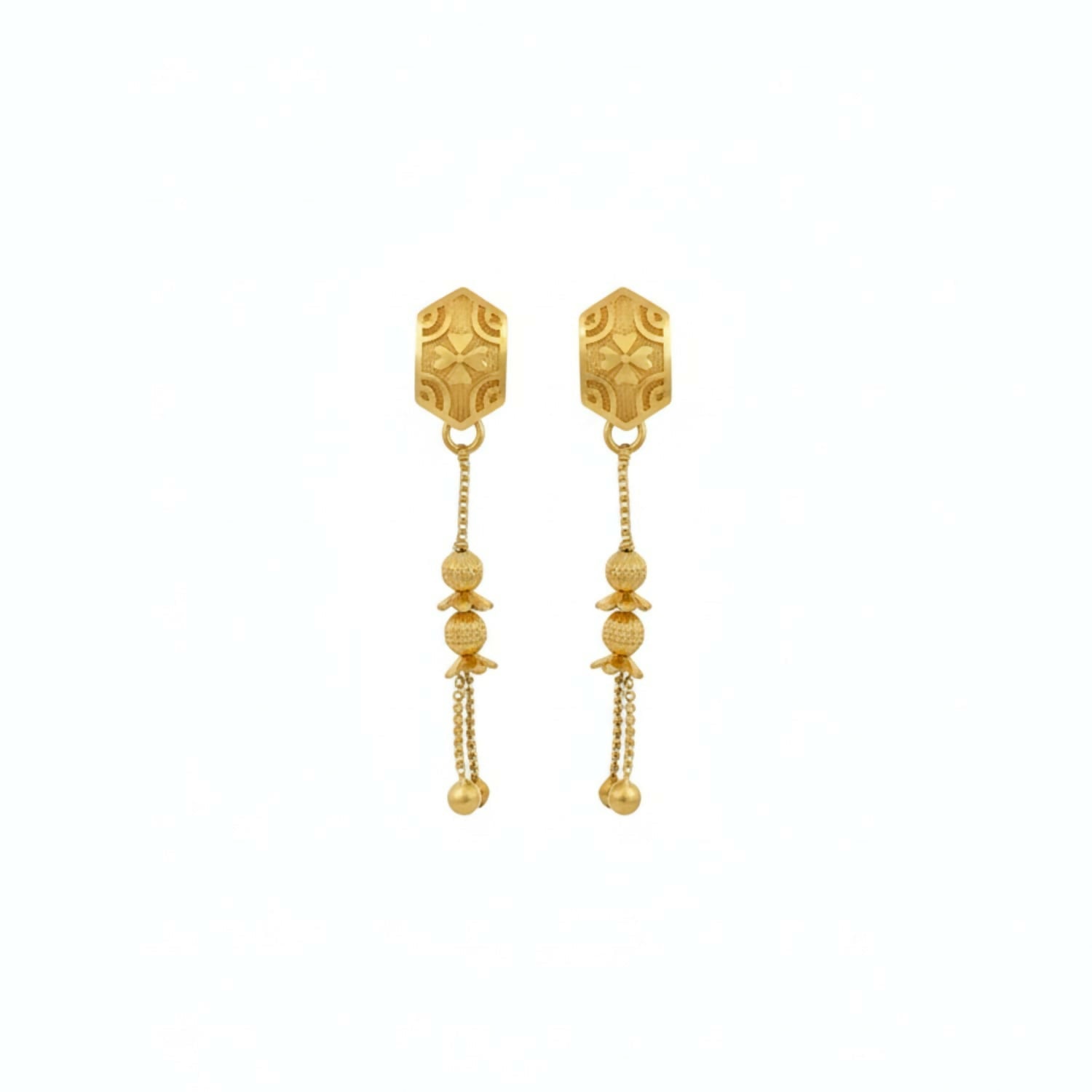 Gold-Plated Jhumka Earrings – Elegant Traditional Jewelry for Women