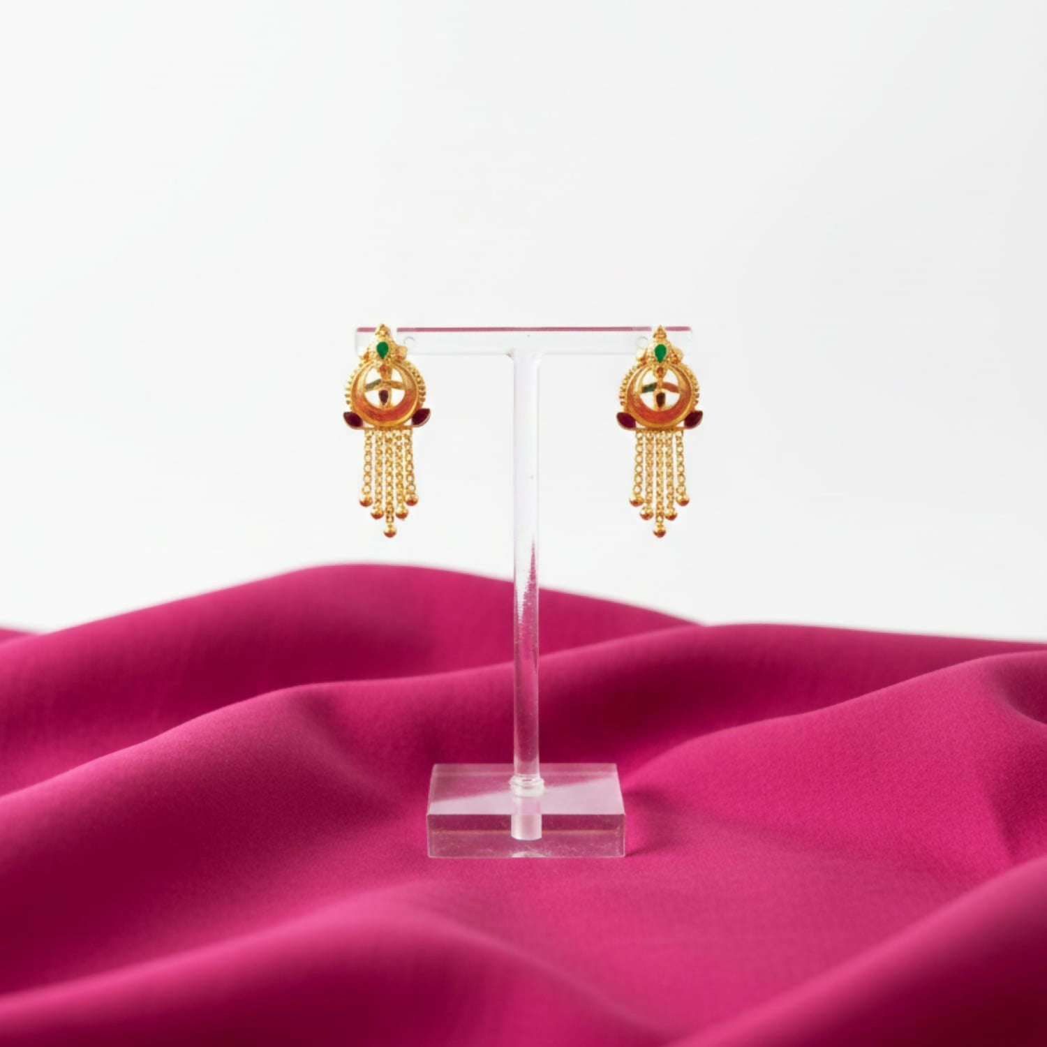 Gold Plated Jhumka Earrings – Elegant Traditional Jewellery for Women