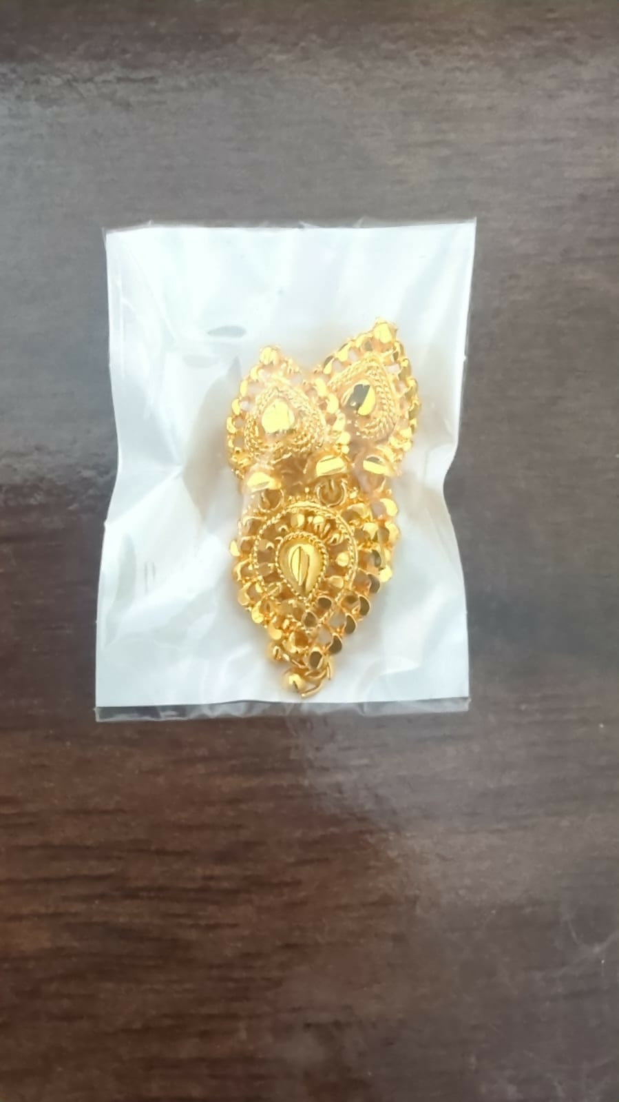 Golden Jhumki Earrings – Elegant Wedding Statement Jewellery