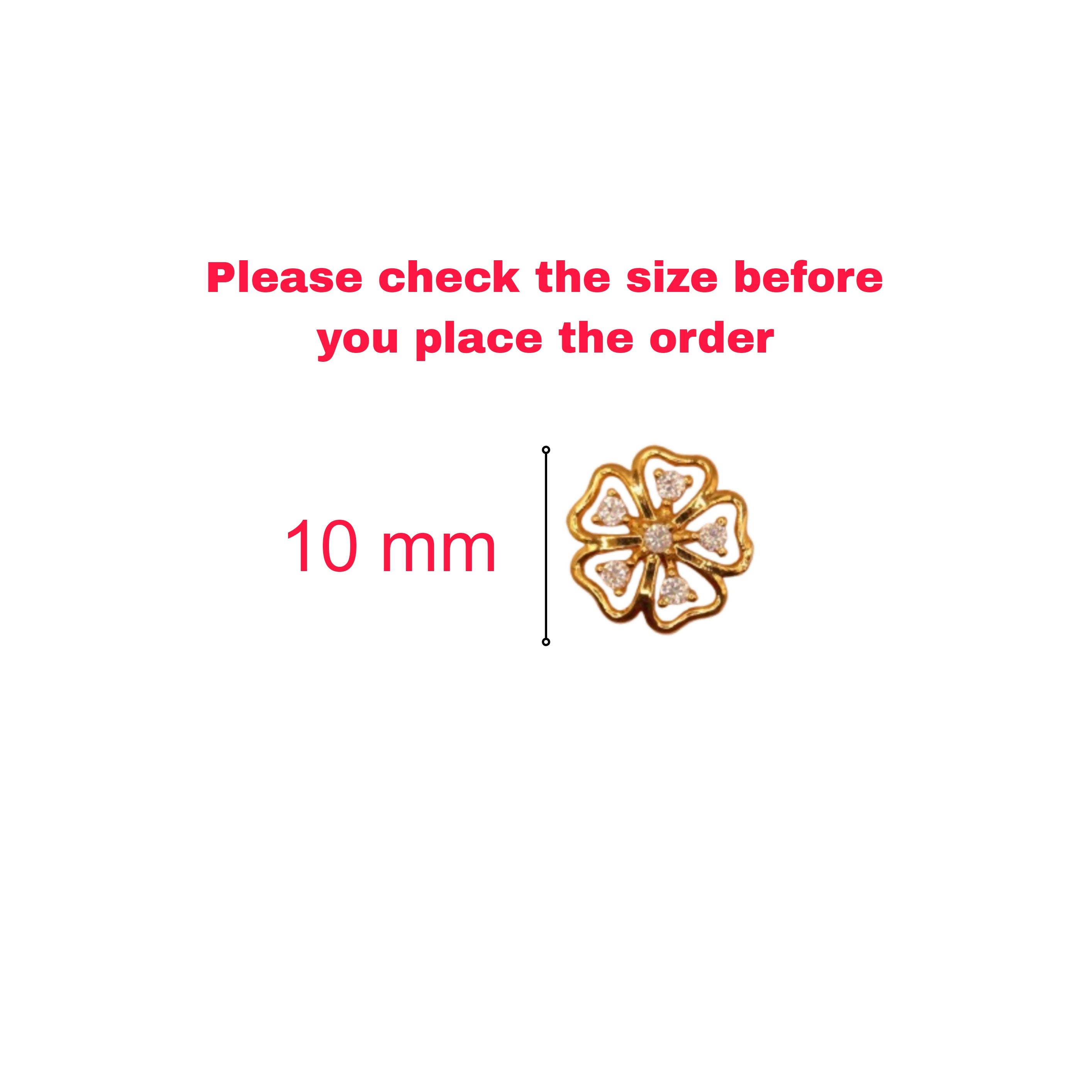 Gold-Plated Flower Stud Earrings – Elegant Pink Cubic Zirconia