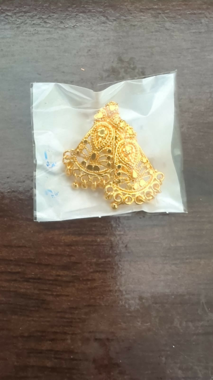 Golden Jhumka Earrings – Elegant Traditional Indian Jewellery