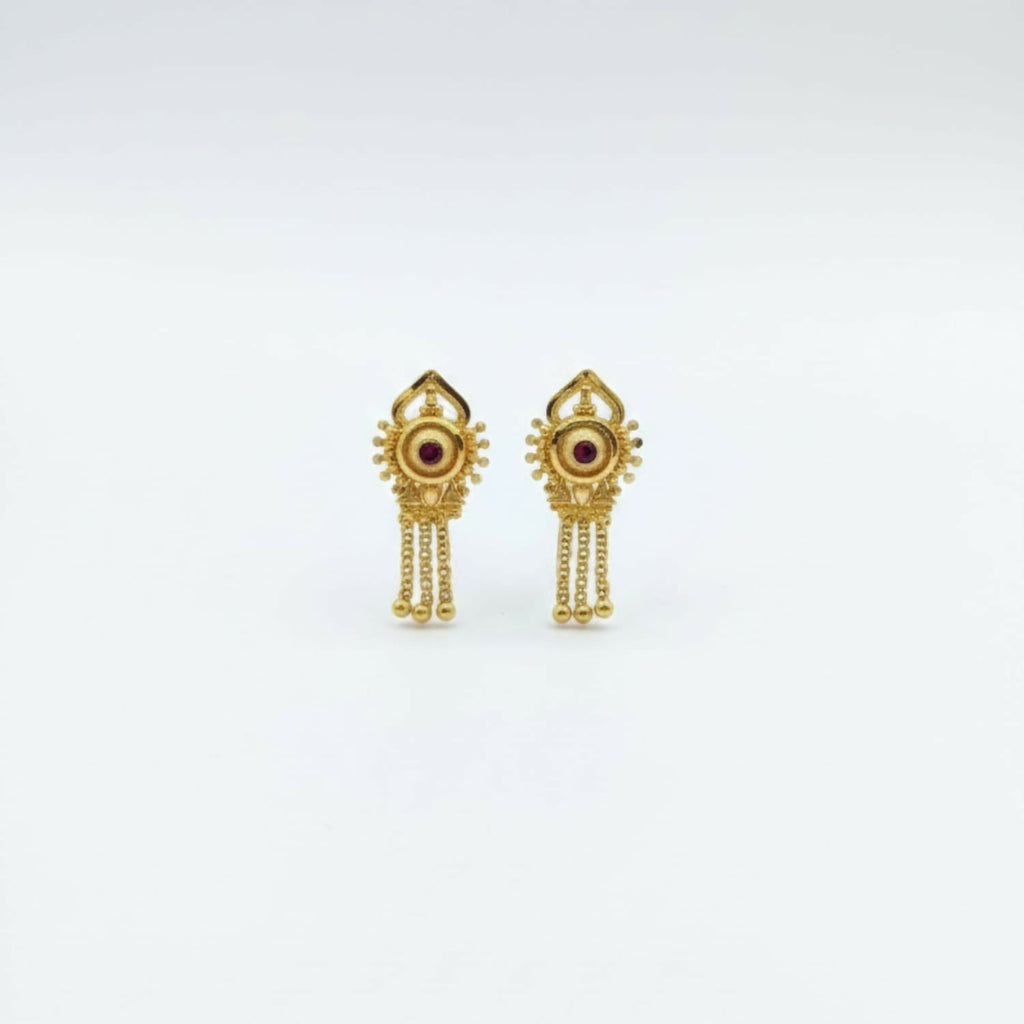 Gold Plated Jhumka Earrings – Traditional Ethnic Jewellery for Women