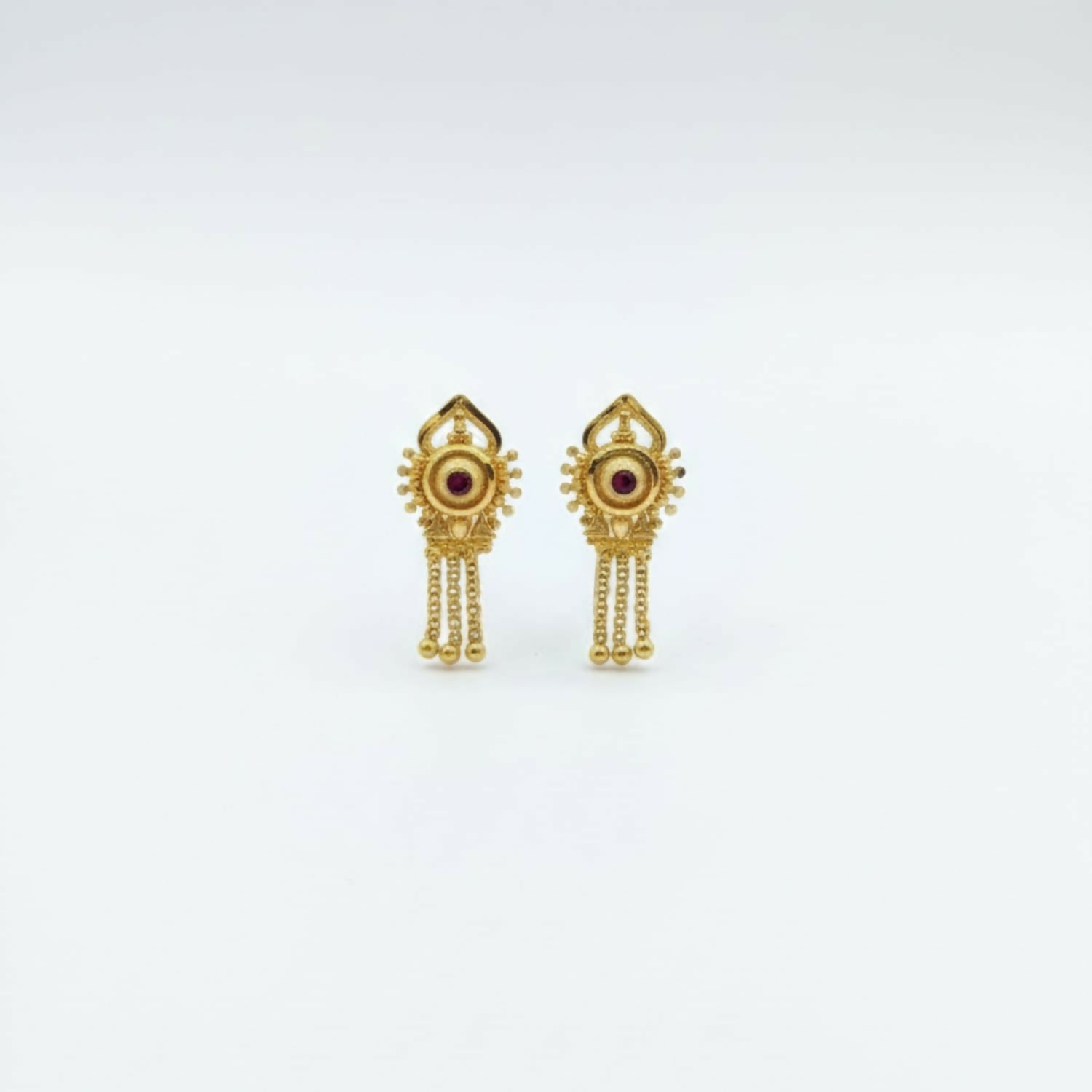 Gold Plated Jhumka Earrings – Traditional Ethnic Jewellery for Women
