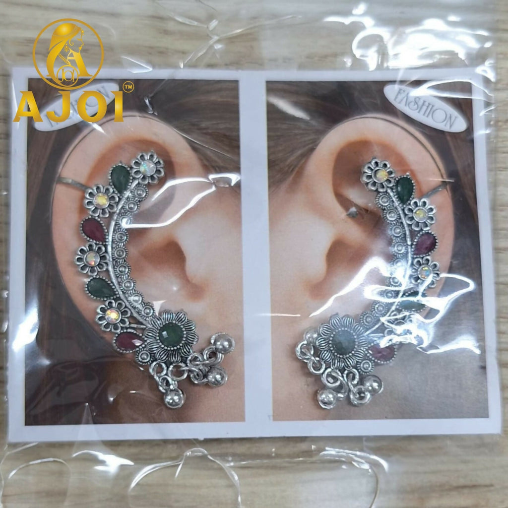 Silver Earrings – Elegant Heritage with Vibrant Gemstones