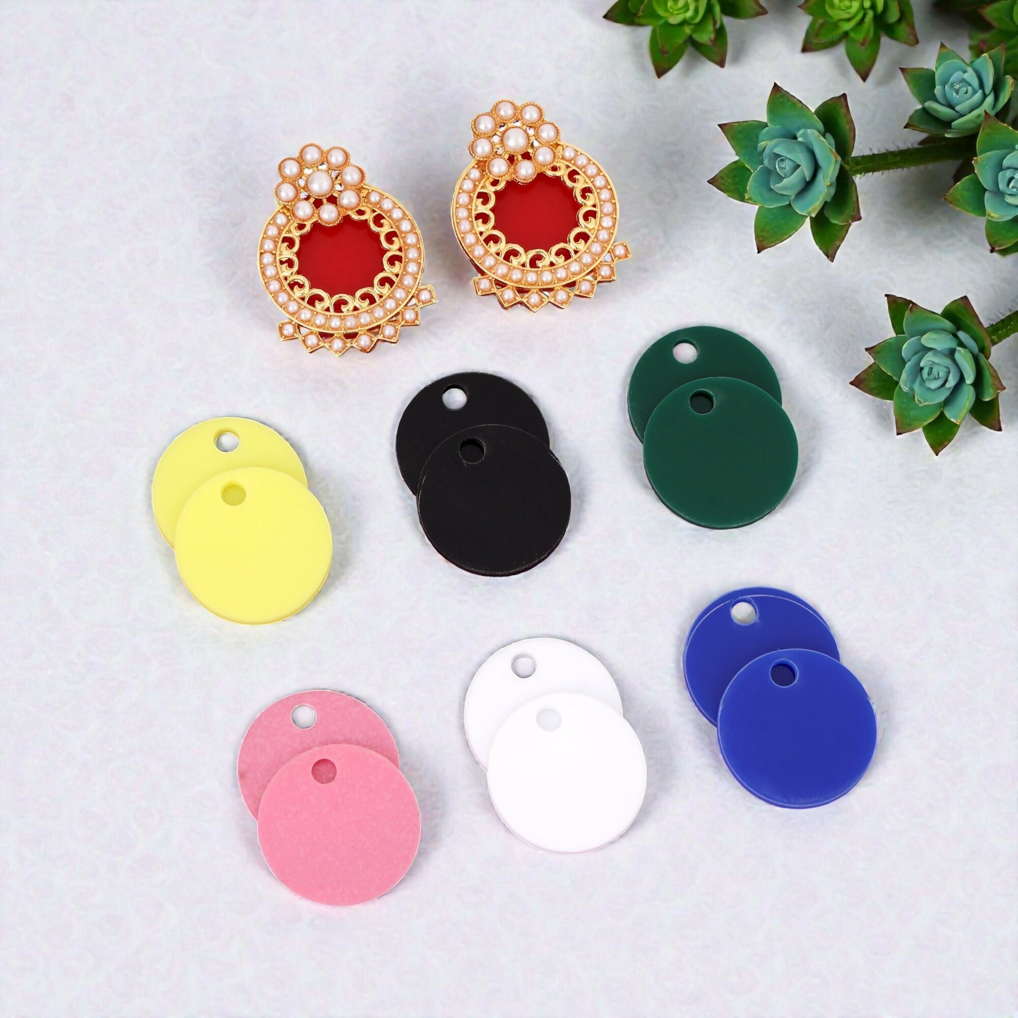 Adjustable Jhumka Earrings – 7 Colour Stylish Comfort